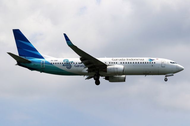Boeing 737-800 (PK-GMP) - "GarudaMiles 25th Anniversary" sticker