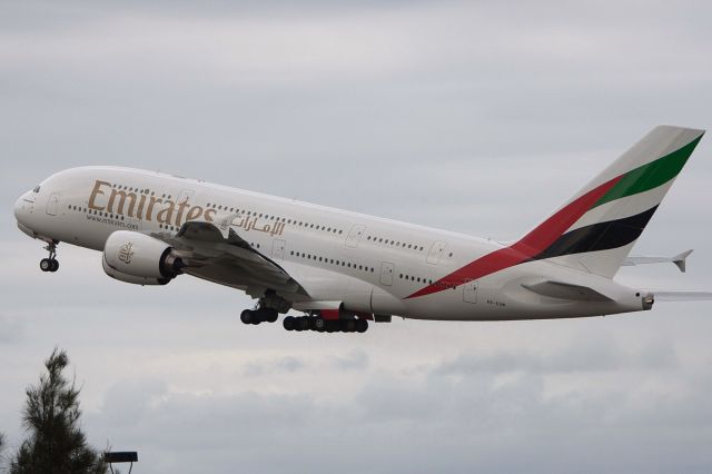 Airbus A380-800 (A6-EDM) - on 9 October 2010