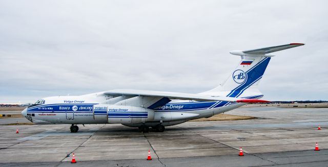 Ilyushin Il-76 (RA-76950) - Airline: Volga-Dneprbr /Aircraft: Ilyushin IL-76TD-90VDbr /Registration: RA-76950br /Age of Airframe: 13 Years Oldbr /Delivered: May 6th, 2006br /Photo Location: Niagara Falls International Airportbr /Photo Date: March 29th, 2019