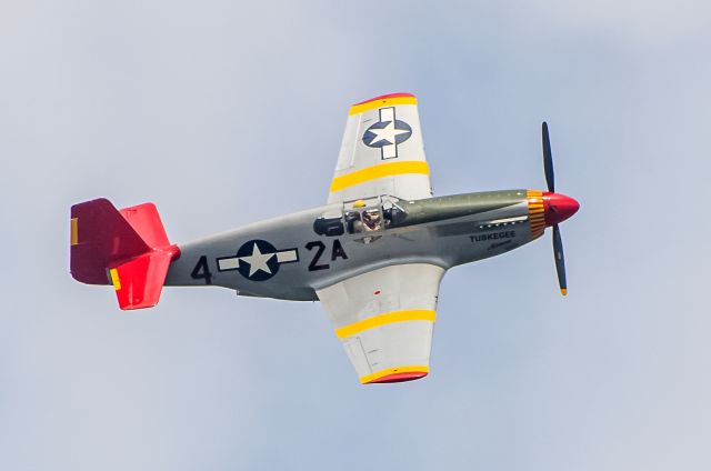 — — - P51C Red Tail Mustang Toronto airshow 2014-09-01