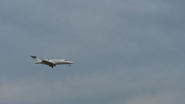 Learjet 45 (N740KD) - N740KD landing KCLE 24R 6/20/2022