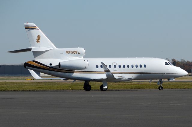 Dassault Falcon 900 (N700FL) - A bit of heat haze on the image, but a great looking aircraft just returning home. Circa 2012.