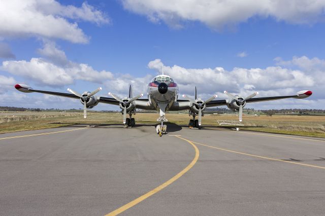 Lockheed EC-121 Constellation (VH-EAG) - Historical Aircraft Restoration Society (VH-EAG) Lockheed Super Constellation Connie parked at Wagga Wagga Airport.