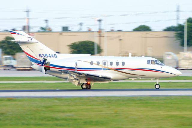 Hawker 800 (N384AB) - 22 arrival.