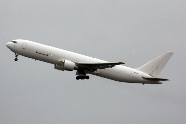 BOEING 767-300 (N1619A) - Amazon Air (operated by Atlas Air) B767-300 departing BOS doing extra Holiday Freight work on 12/10/22. 