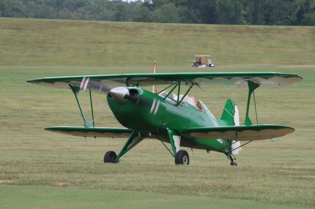 EAA Super Acro-Sport (N380JA) - IN ITS NATURAL GRASSY ENVIRONMENT AT TRIPLE TREE FLY-IN