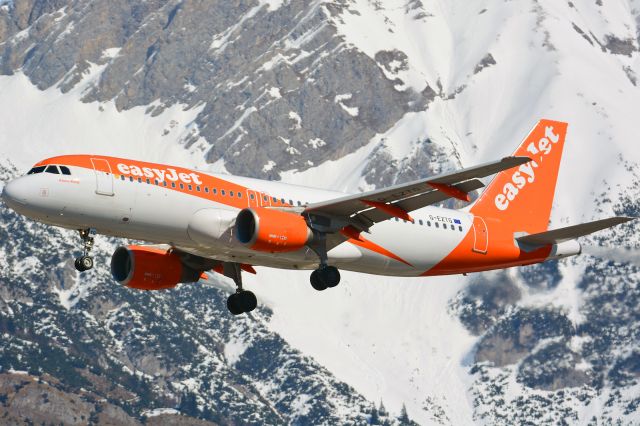 Airbus A320 (G-EZTG) - 'Alana Kelly' on final for rwy26