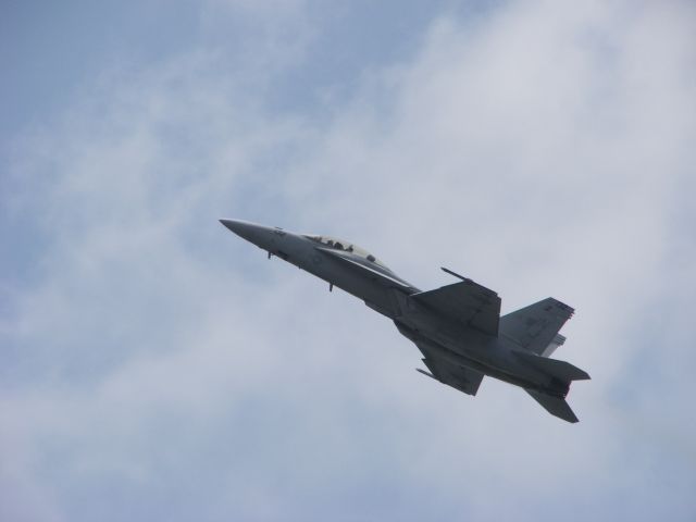 McDonnell Douglas FA-18 Hornet — - Red Bull Air Race 2008  San Diego, CA  Super Hornet high alpha pass before the race!