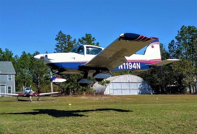Grumman AA-5 Tiger (N1194N) - Landing Gilbert International Airpark