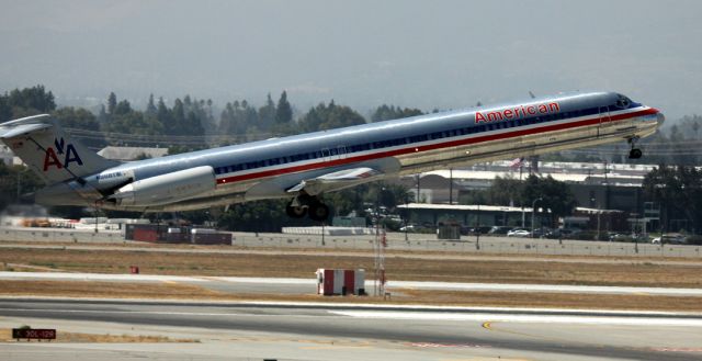 McDonnell Douglas MD-83 (N968TW) - Departure to KDFW, 09-08-2014. (Jet formerly operated by Trans World Airlines, In service since 1999)