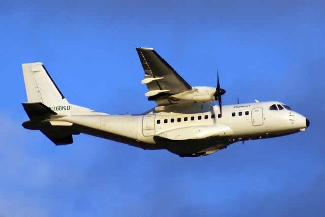 Casa Persuader (CN-235) (N768KD) - Shot at KLUK 3/12/2013. Ya caint track me!