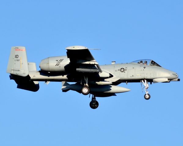 Fairchild-Republic Thunderbolt 2 (78-0707) - Trend 55 A-10C from the 124th Fighter wing 190th fighter squadron Idaho Air National Guard 