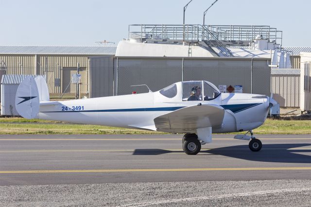 ERCO Ercoupe (24-3491) - Erco 415C Ercoupe (24-3491) taxiing at Wagga Wagga Airport.