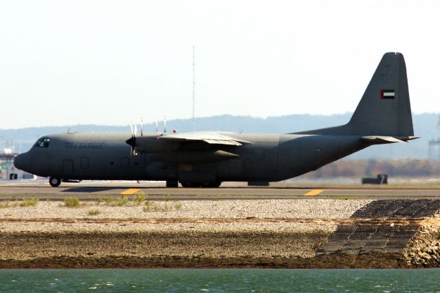 Lockheed C-130 Hercules (N1217) - United Arab Emirates Air Force C130 departing BOS on 6/26/22.