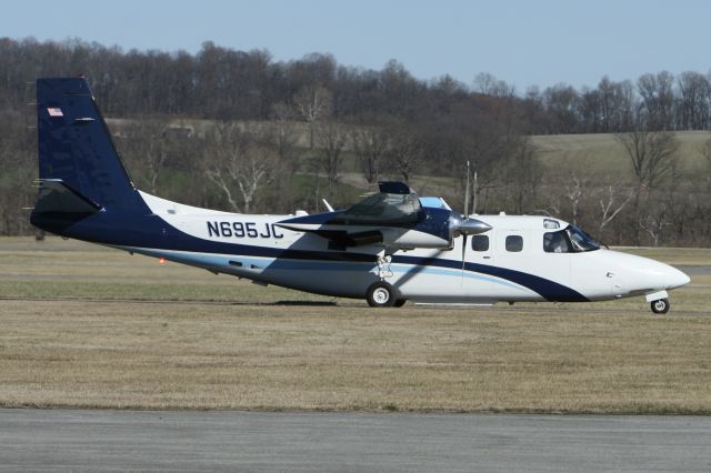 Gulfstream Aerospace Jetprop Commander (N695JC) - March 7, 2023 - arrived at Frederick