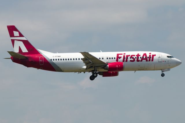 BOEING 737-400 (C-FFNM) - First Air is a rare sight at YYZ. Was operating Sunwing flights. July 2019