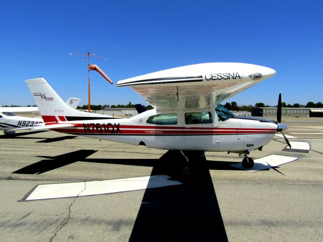 Cessna T210 Turbo Centurion (N761QX) - On the ramp 