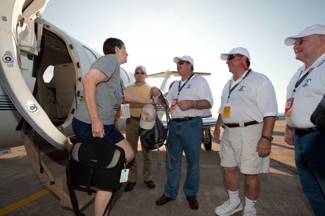 CSOA — - Cessna Special Olympics Airlift 2010 - http://flightaware.com/airlift/ - Airlift and Athletes arriving in Lincoln, Nebrasks on July 17, 2010.  Photos Courtesy Cessna Aircraft Company