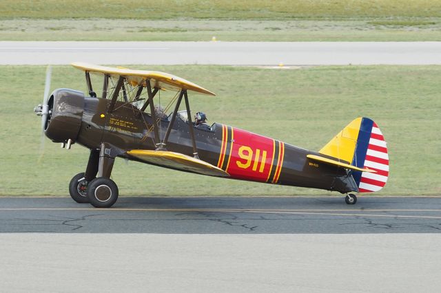 Boeing PT-17 Kaydet (VH-PJS) - Boeing A75L300 serial number 75-671 VH-PJS Jandakot 27/05/17