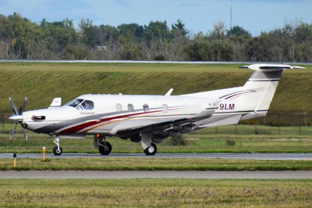 Pilatus PC-12 (N49LM) - Privately-owned 1996 Pilatus PC-12/45 arriving into the Buffalo Niagara International Airport from Rock Hill SC (UZA)