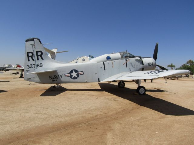 13-2789 — - A Douglas EA-1E "Skyraider" on display at March Field Air Museum. 