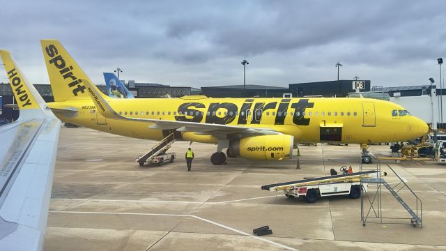 Airbus A320 (N623NK) - Taken on December 28, 2023br /br /NK1179 to LAS