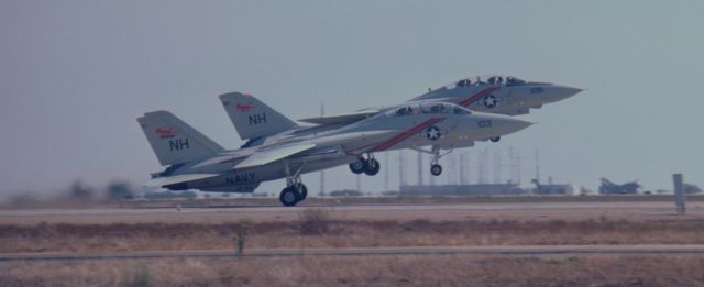 — — - Grumman F-14 Tomcats Miramar Naval Air Station San Diego California OCT 1980