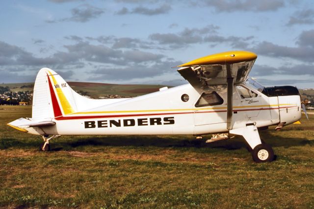 VH-BSC — - BENDERS - DE HAVILLAND CANADA DHC-2 BEAVER MK1 - REG : VH-BSC (CN 1617) - PARAFIELD AIRPORT ADELAIDE SA. AUSTRALIA - YPPF (26/6/1984)