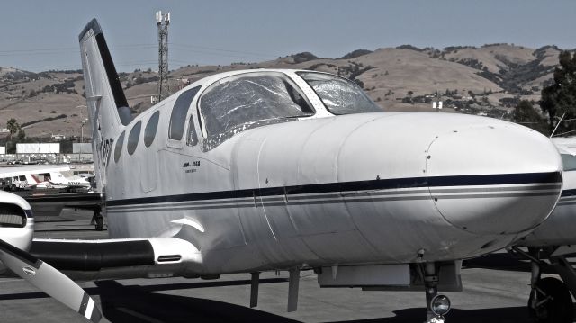 Cessna Chancellor (N121BD) - Heading out soon...