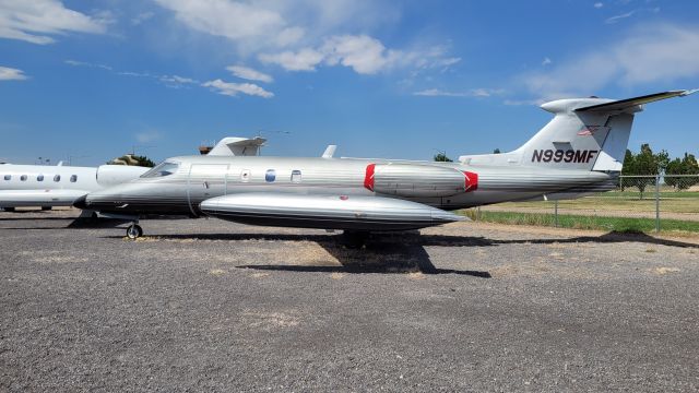 Learjet 25 (N999MF) - Retired Lear 25 at Pueblo.