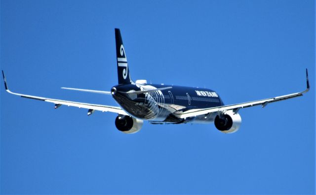 Airbus A321neo (ZK-NNA) - First A321NEO Departure From YBCG