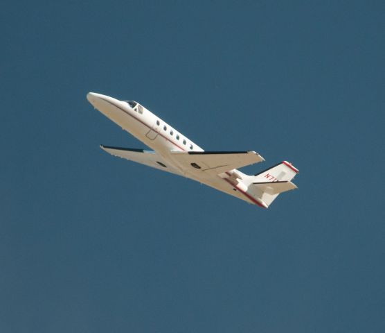 Cessna Citation II (N711NV) - This is one of two planes owned by the state of Nevada. This morning it was heading down to Las Vegas and left from 27.