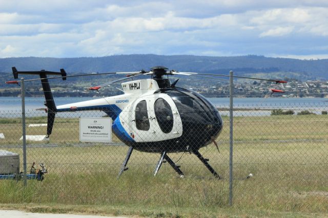 MD Helicopters MD 500 (VH-PLJ) - Grounded at Cambridge Aerodrome