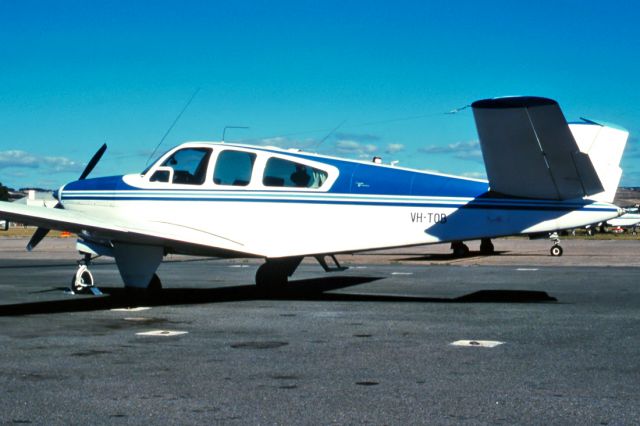 VH-TOB — - BEECH S35 BONANZA - REG : VH-TOB (CN D-2827) - PARAFIELD AIRPORT ADELAIDE SA. AUSTRALIA - YPPF 19/1/1989