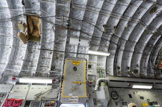 Boeing Globemaster III (A41206) - Ribs or Bulkheads? The interior of a RAAF C17 Globe Master, on display as part of Open Day in Townsville.