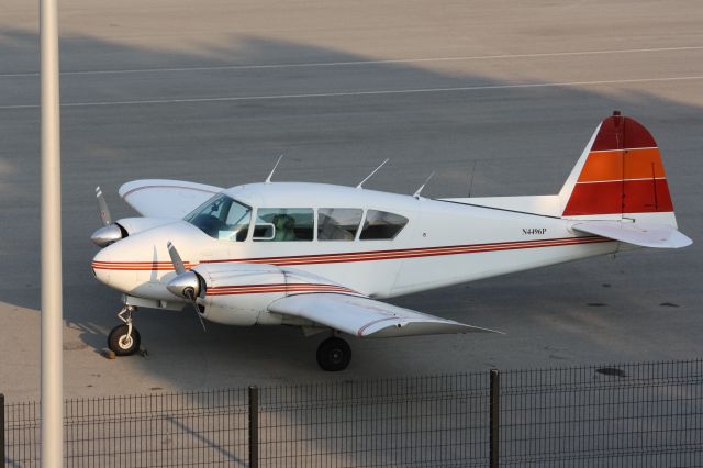 Piper Apache (N4496P) - Parked outside the terminal at Lunken