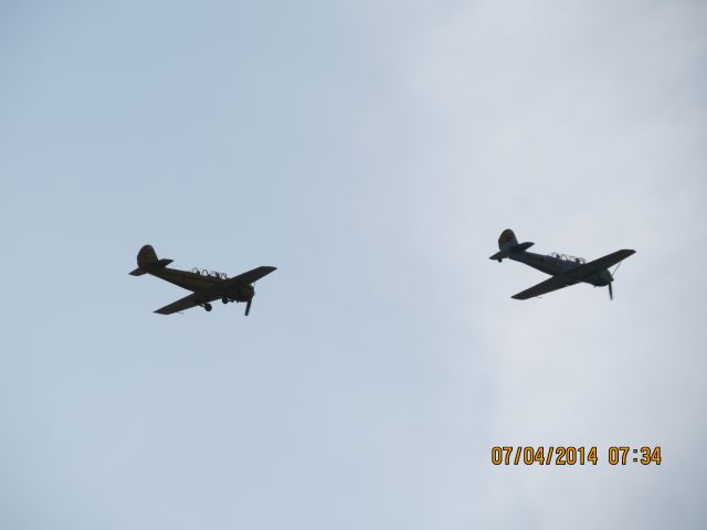 — — - Duck Creek at Grand Lake Oklahoma small airshow before the biggest fireworks show in the Midwest.