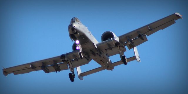 — — - A-10 Thunderbolt II in the patter at Davis-Monthan AFB, AZ.  