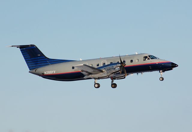 Embraer EMB-120 Brasilia (N289YV) - Departing Barnes for Wellsville, NY