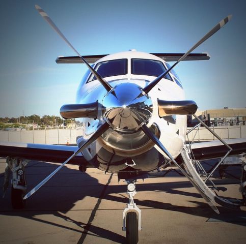 Pilatus PC-12 (N817SA) - Not long after taking delivery