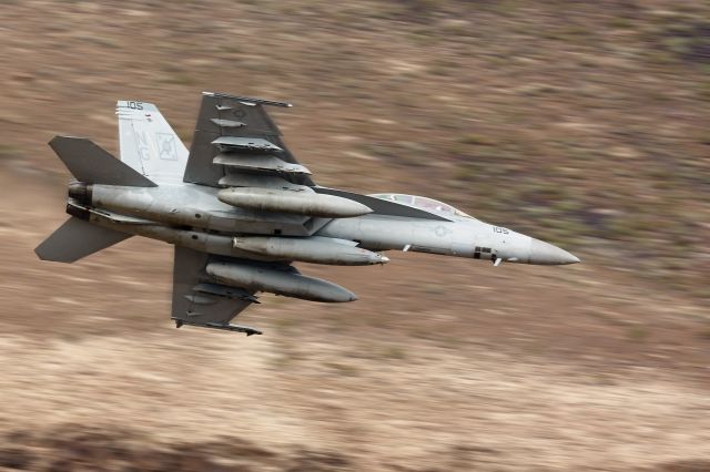 McDonnell Douglas FA-18 Hornet — - F-18 in the star wars canyon jedi transition in Death Valley, CA 10/2015. 