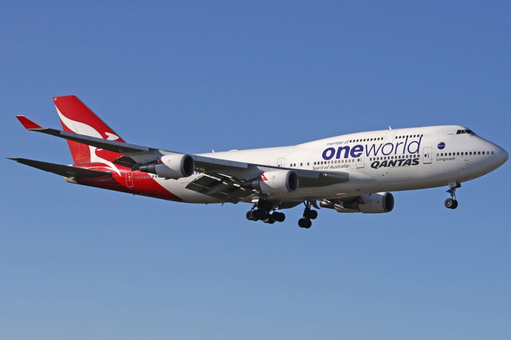 Boeing 747-400 (VH-OEF) - on 9 August 2019