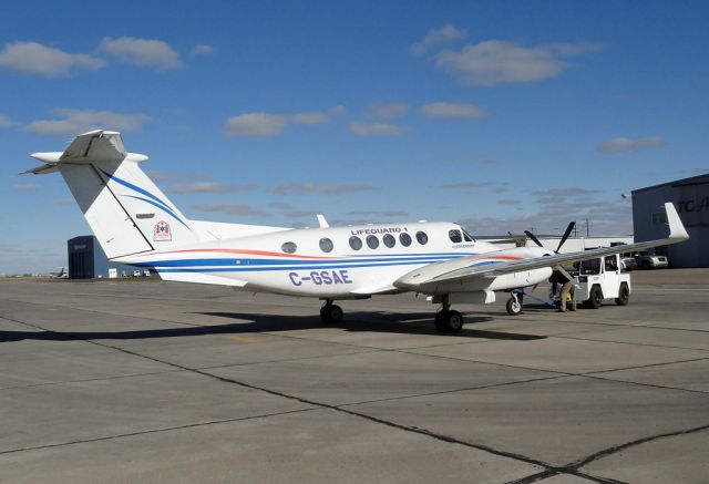 Beechcraft Super King Air 200 (C-GSAE) - Operating as air ambulance for the Province of Saskatchewan, Canada.