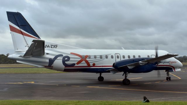 Saab 340 (VH-ZXF) - US Airways "Regional" Express Saab 340B VH-ZXF (340B-416) at Burnie Wynyard Airport Tasmania on 7 December 2016