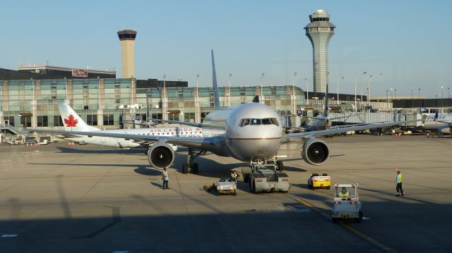 BOEING 767-300 — - Preparing for taxi and takeoff.