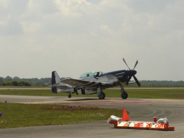 North American P-51 Mustang (41-3806) - Crazy Horse 2 Melbourne Air Show 21MAR15