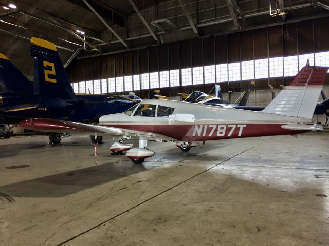 Piper Cherokee (N1797T) - Sharing Hangar space with the Blue Angels at Millington Airshow