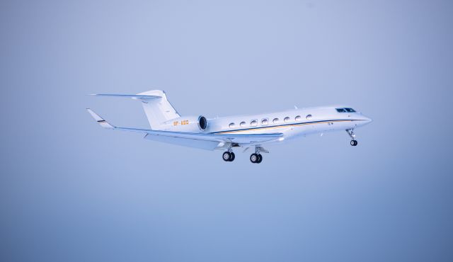 Gulfstream Aerospace Gulfstream G650 (8P-ASD) - Arriving into BZN from TEBbr /3-5-2023