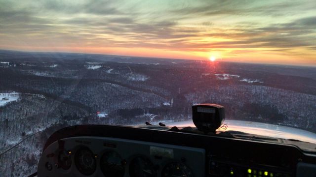 Cessna Skylane (N739BX) - Me on base to final rwy 21 Venango Regional Airport