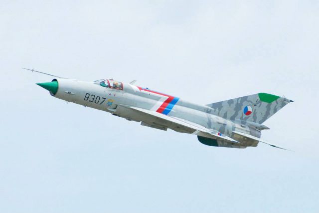 — — - MiG-21MF Photo was taken at Willow Run Airport, Ypsilanti, Michigan, U.S.A.